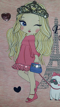 Реглан на дівчинку Breeze "Paris", фото 2