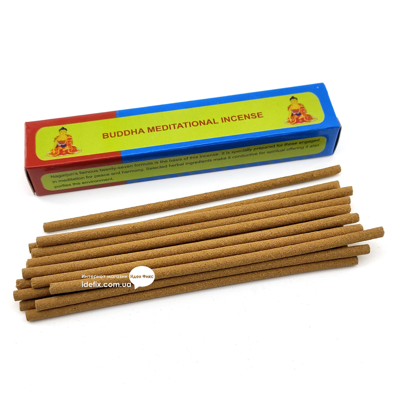 Пахощі Dr.Dolkar Buddha Meditation Incense Yarlung 13см 20шт/уп. Аромапалички Будда медитації (27545K)