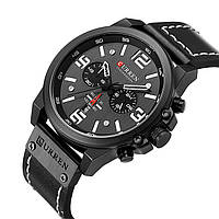 Часы CURREN 8314 Chronograph Black Edition 47mm (Quartz).