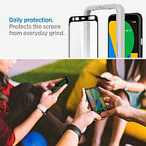 Защитное стекло Spigen для Google Pixel 4 (2019) Glas.tR AlignMaster, Black, фото 2