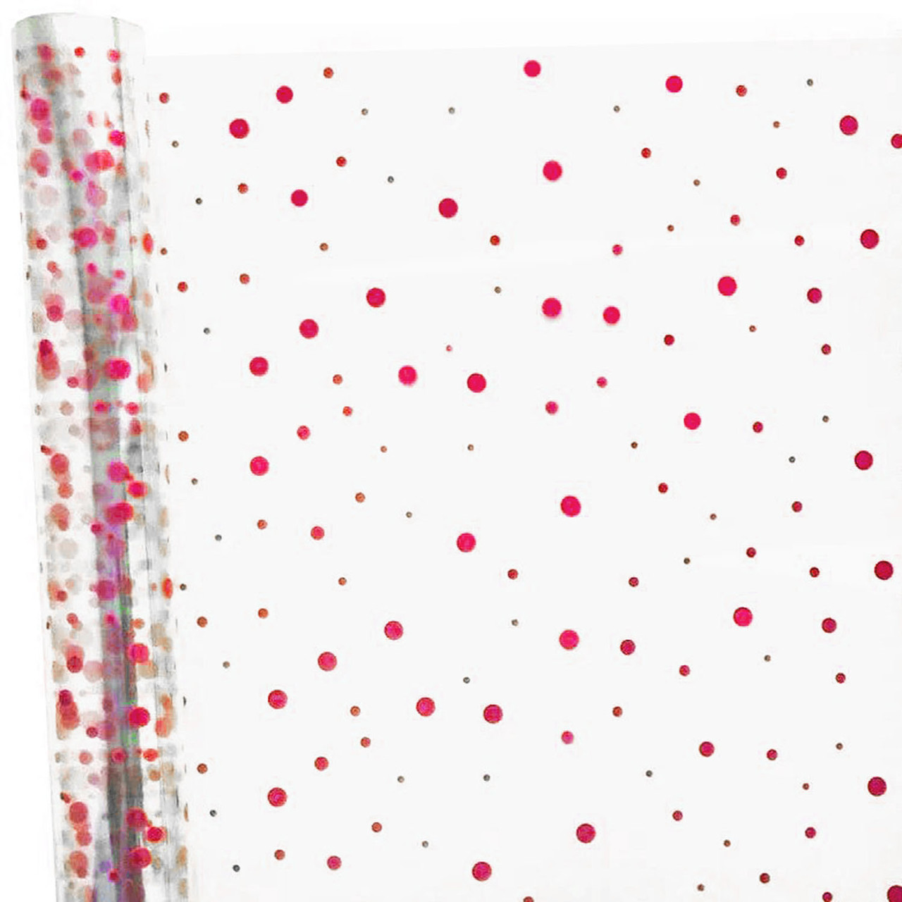 Плівка прозора Сніг 3 червона 400 г 60 см, фото 1