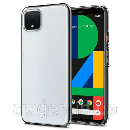 Чохол Spigen для Google Pixel 4 XL Liquid Crystal, Crystal Clear, фото 1