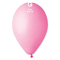 Воздушные шарики 10" (25 см) пастель 06 розовый (G90)