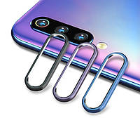 Защитное алюминиевое кольцо стекло рамка задней камеры для Xiaomi Mi 9 Lite (Сяоми ми 9 лайт)