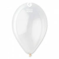Воздушные шарики 12" (30 см) кристал 00 прозрачный (G110)