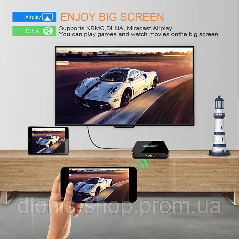 X10 MAX + (PLUS) 4/64 GB Smart TV Box 4K/8K Ultra HD Amlogic S905X3 Quad Core, Android 9.0 Медиаплеер Wi-Fi - фото 7 - id-p1143141294