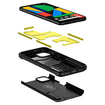 Чехол Spigen для Google Pixel 4 XL Tough Armor, XP Black, фото 2