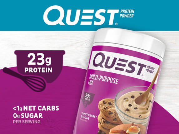 Протеїн Quest Multi-Purpose Mix Protein Powder 26 порц. (без смаку), фото 3