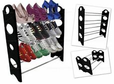 Органайзер полиця для взуття Shoe rack 4 полиці 12 пар, фото 3