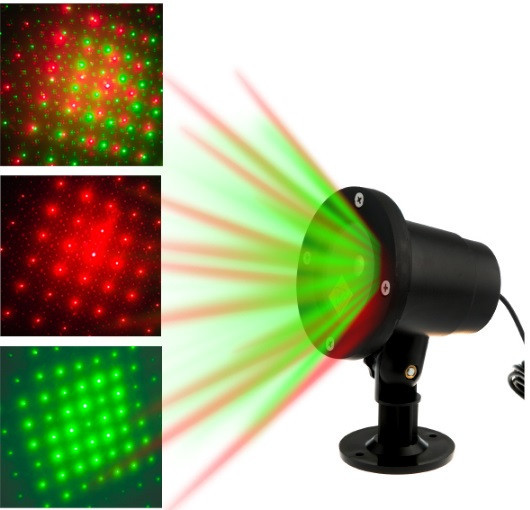 Лазерний зоряний проектор точковий для прикраси будинку Star shower laser light ОПТ