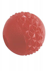 Іграшка для собак м'яч гумовий, GLOW Трітбол, 6,2 см.