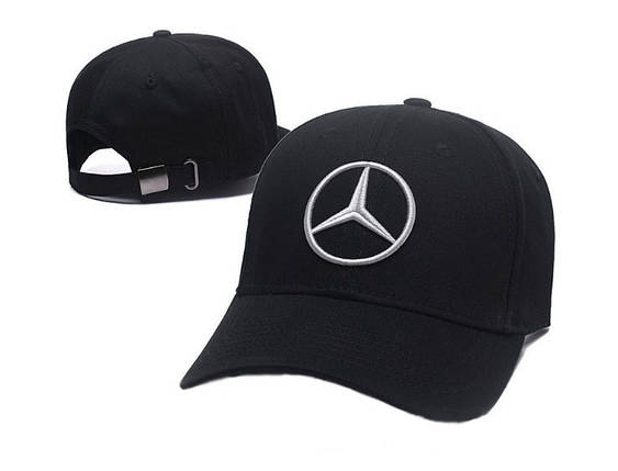 Кепка Бейсболка Mercedes (Мерседес) чорна, фото 1