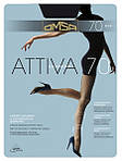 Щільні прозорі стягуючі колготки OMSA Attiva 70