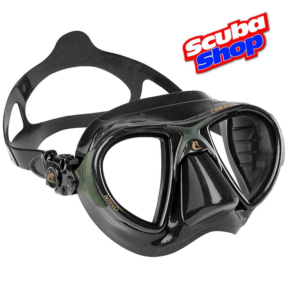 Маска для підводного полювання Cressi Sub NANO Black/Green