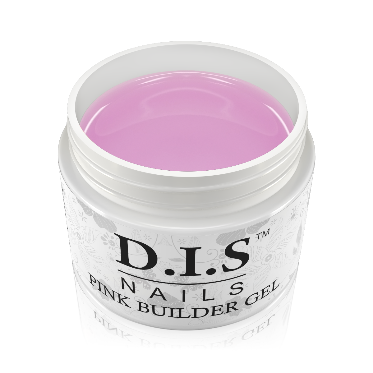 DIS 1-фазний гель PINK BUILDER GEL (КОНСТРУЮЄ ПРОЗОРО-РОЖЕВИЙ) 30 гр., щільний , висока пластичність.