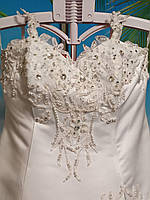 Белое Свадебное платье 50-52 размер б/у