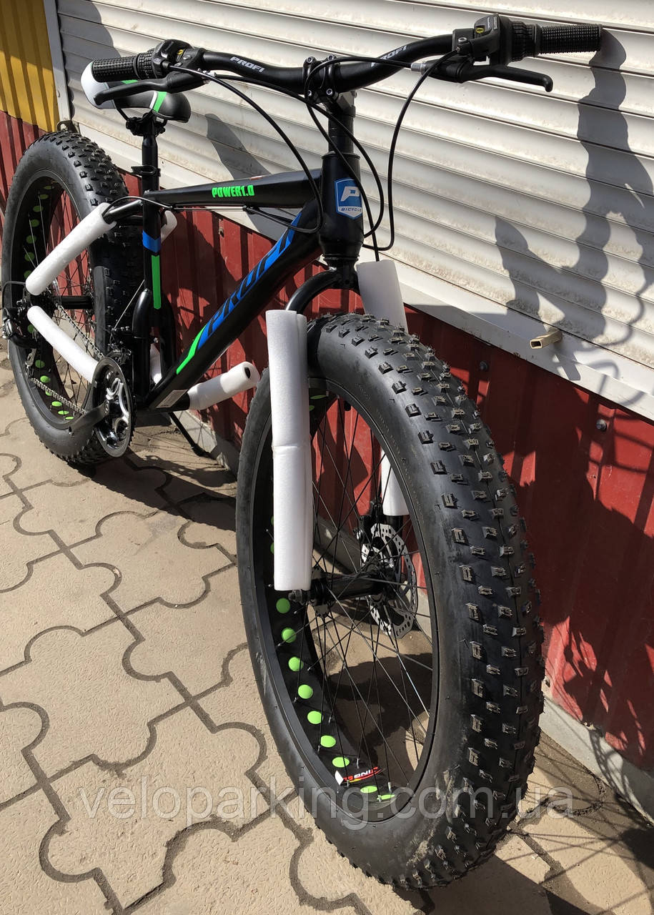 Велосипед позашляховик фетбайк 26 Profi Power 1.0 (fatbike) 2023 фетбайк, фото 1