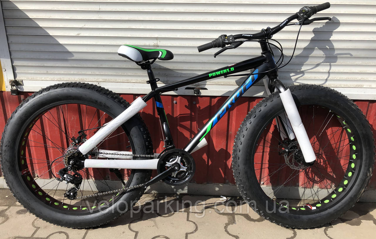 Велосипед позашляховик фетбайк 26 Power 1.0 (fatbike) 2024