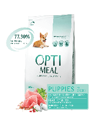 Корм Optimeal Puppy All Breed (Оптіміл для цуценят всіх порід з індичкою), 12кг.