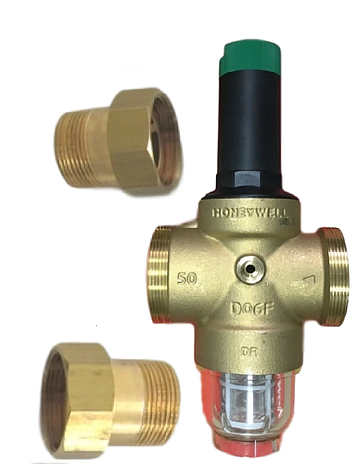 Редуктор тиску Honeywell D06F-2A 2" DN50 холодної води, фото 1