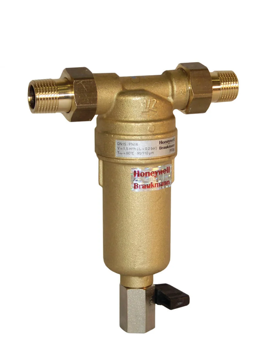 Фільтр самопромивний Honeywell FF06-1/2AAM 1/2" DN15 для гарячої води