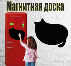 Магнітна дошка на холодильник котик (30х40 см)