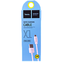 USB cable HOCO MicroUSB (X1), 1m белый