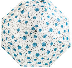 Зонт полуавтомат женский Happy Rain белый
