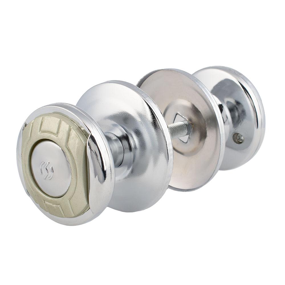 Ручка дверна скрутка "Футбол" SN/CP сатен-хром