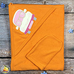 Рушник і рукавичка "Машина" для купання Розмір: 66х 76 см (20258)