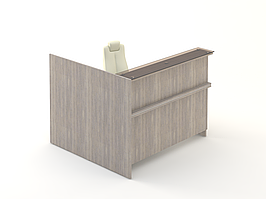 Стійка адміністратора Ідеал композиція №5 ширина 1622х1502 мм (MConcept-ТМ)