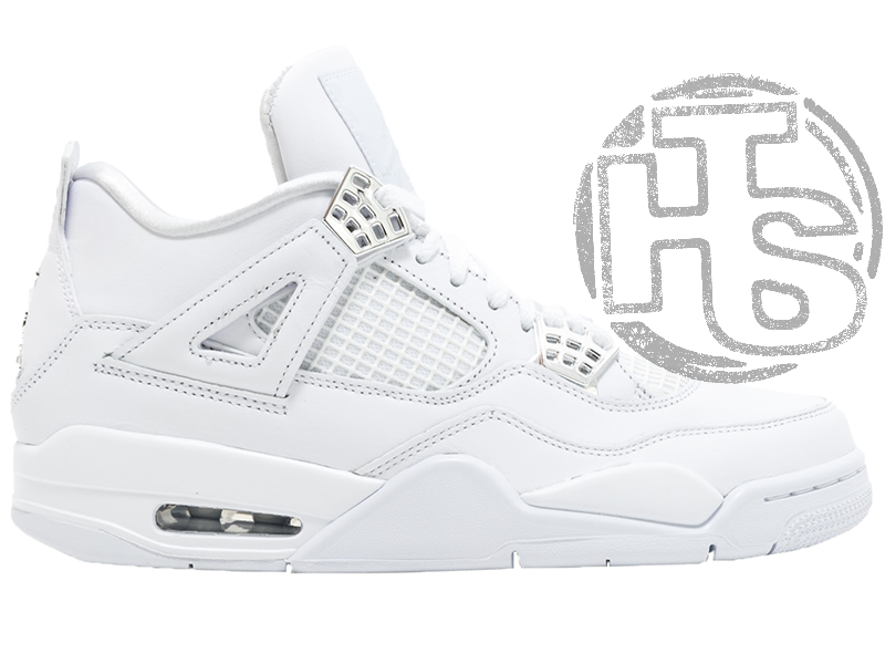 Чоловічі кросівки Air Jordan 4 Pure Money Triple White 308497-100