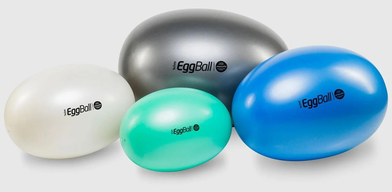 Мяч гимнастический Ledragomma Eggball Maxafe 65 см, 95 см, Синий - фото 2 - id-p1143343338