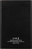 Кишеня зовнішня Maiwo K2568 2.5" USB 3.0 black, фото 4
