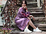 Жіноча вишита сукня бузкового кольору "Квітка", фото 2