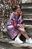 Жіноча вишита сукня бузкового кольору "Квітка", фото 4