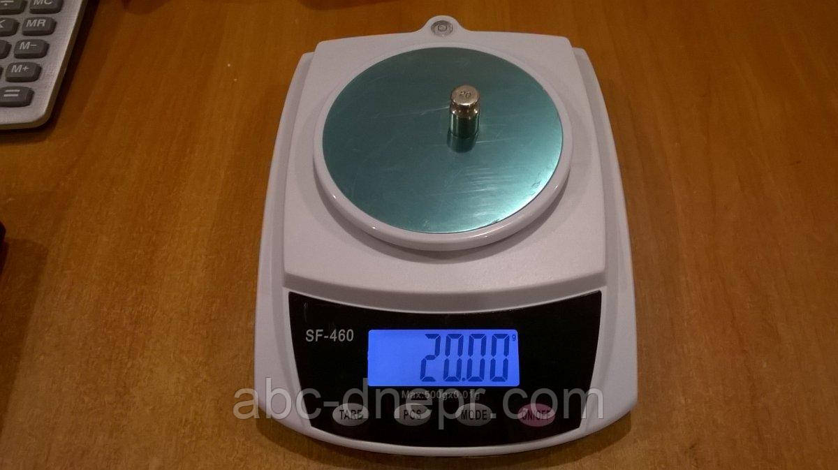 Ваги ювелірні 500 грамів із зарядкою, фото 1