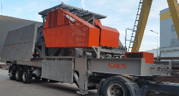 Мобільні щокові дробильні установки Saes UC 90