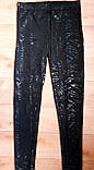 Жіночі лосини під шкіру з малюнком 44-46 р., фото 2