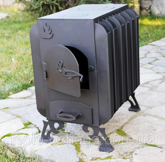 Буржуйка с варочной плитой Батарея: преимущества дровяной печи