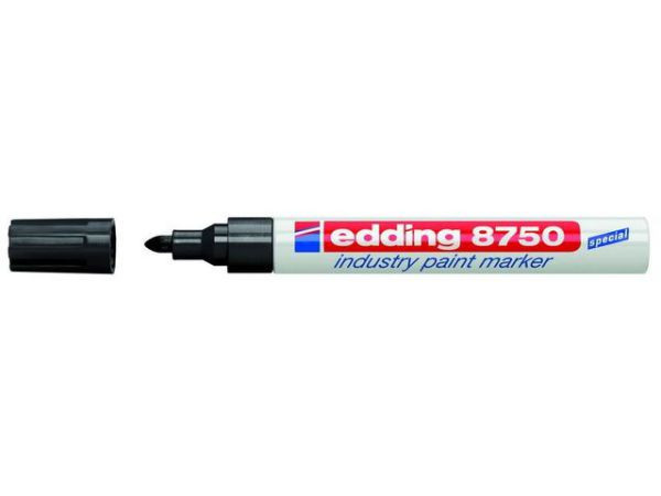 Маркер edding 8750 Industry Paint чорний для промислового маркування