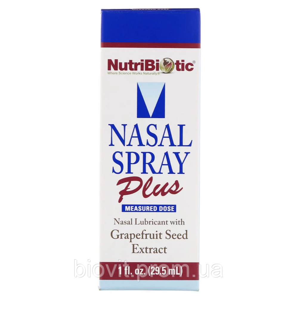 Спрей для носа (NutriBiotic Nasal Spray Plus), фото 1