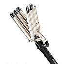 Плойка для завивання локонів П'ять Волн Gemei GM 2933 з двома температурними режимами ОПТ, фото 3