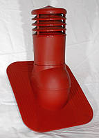 Вентвыход Kronoplast KPG 150мм для битумной черепицы с колпаком 3009 Красный