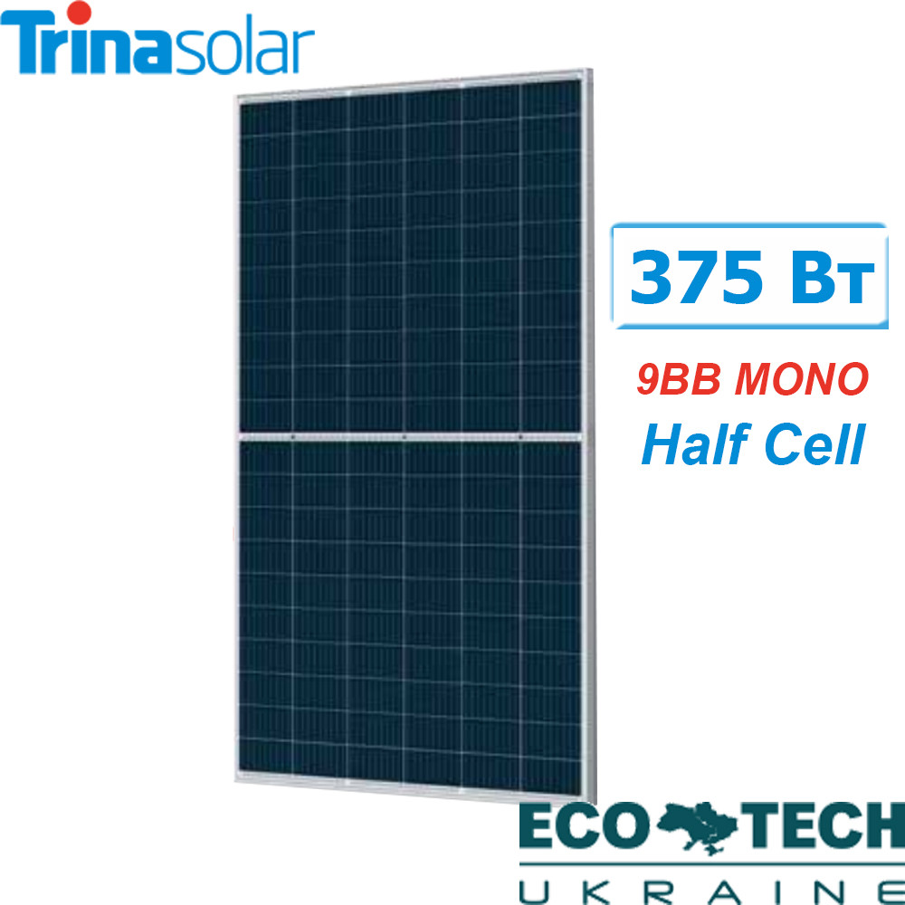 Сонячні батареї Trina Solar TSM-DE08M 375 Вт, 9BB, Half Cell