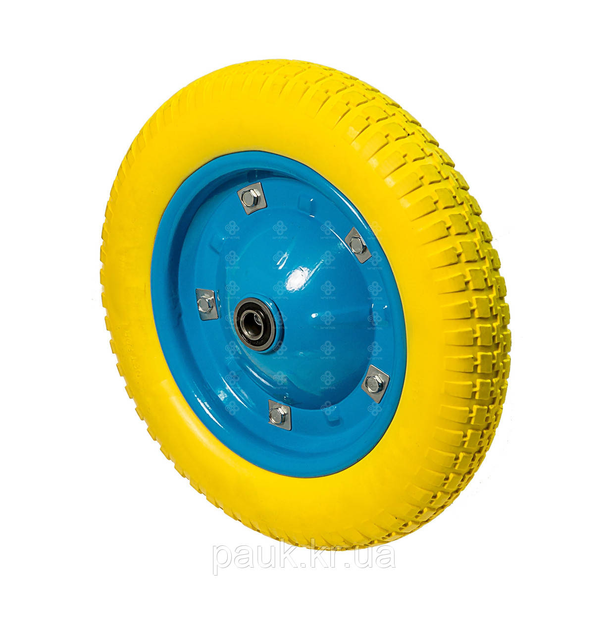 Колесо 29-340х65-B(29 "Norma High") Ø 340 мм, колесо без кронштейна з кульковим підшипником, проколобезпечне колесо на візок