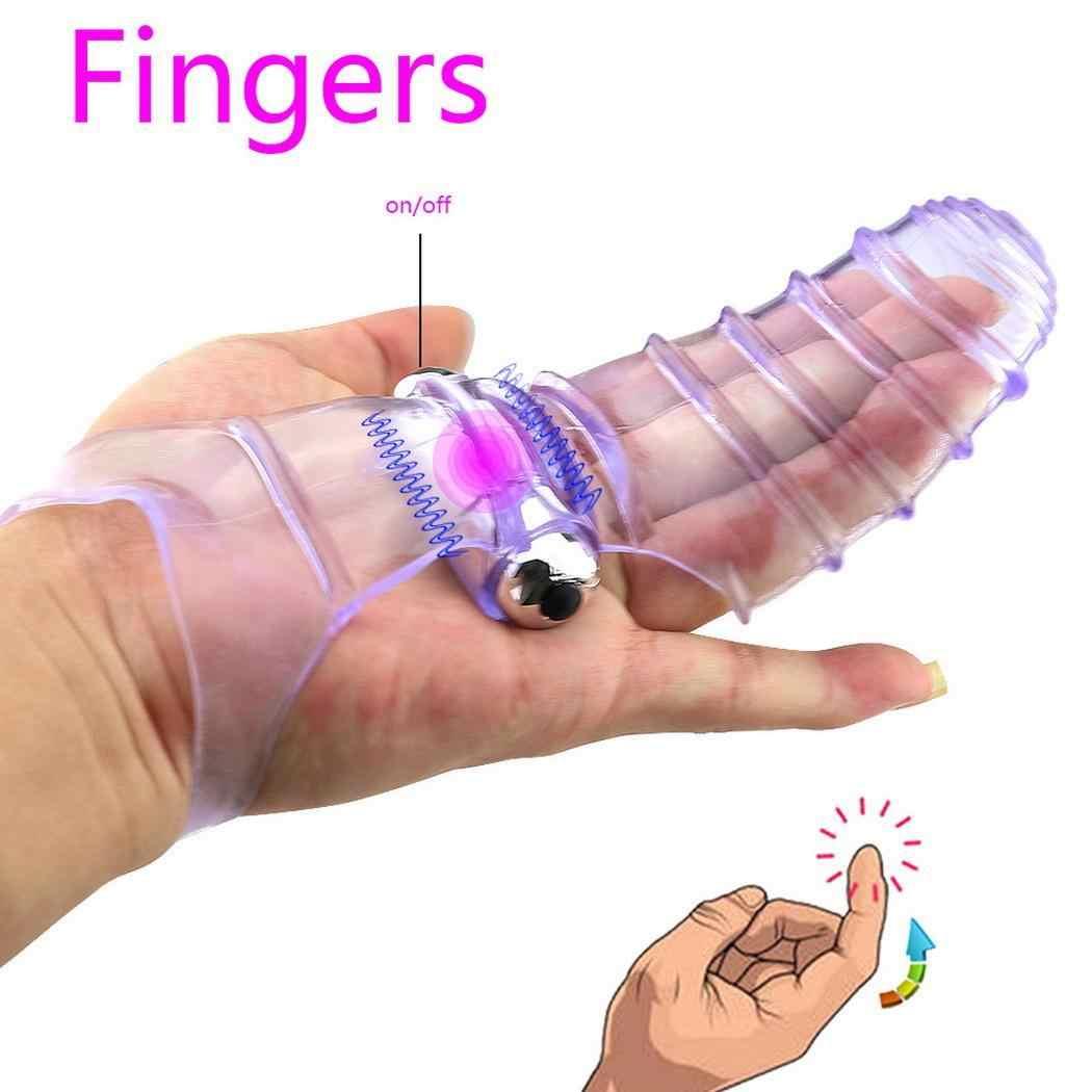 Насадка з вібрацією для стимуляції клітора - Вібратор для пальців