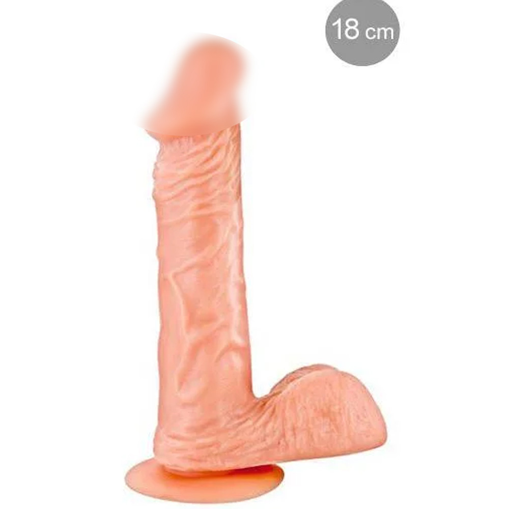 Фалоімітатор Real Body - Real Tony Flash, TPE, діаметр 3,5см Feromon