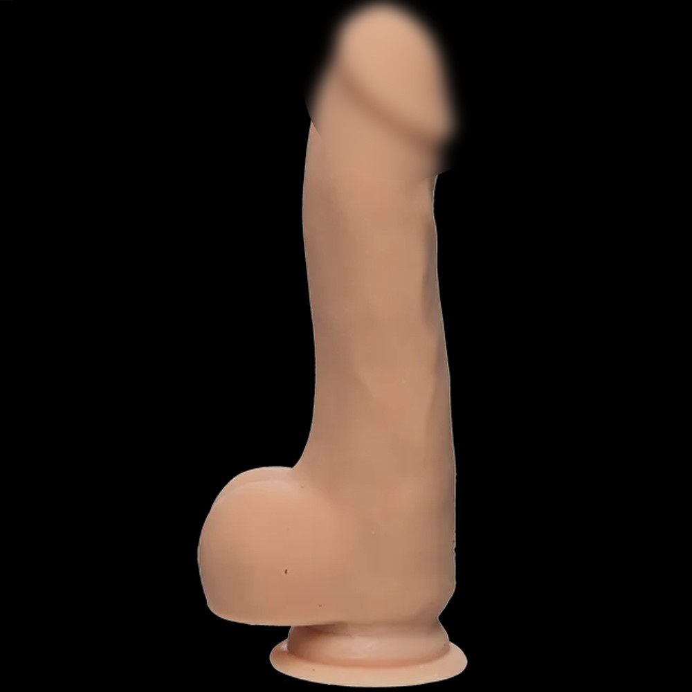 Фалоімітатор Doc Johnson The D - Master D - 7.5 Inch With Balls - ULTRASKYN, діаметр 5,1см Feromon