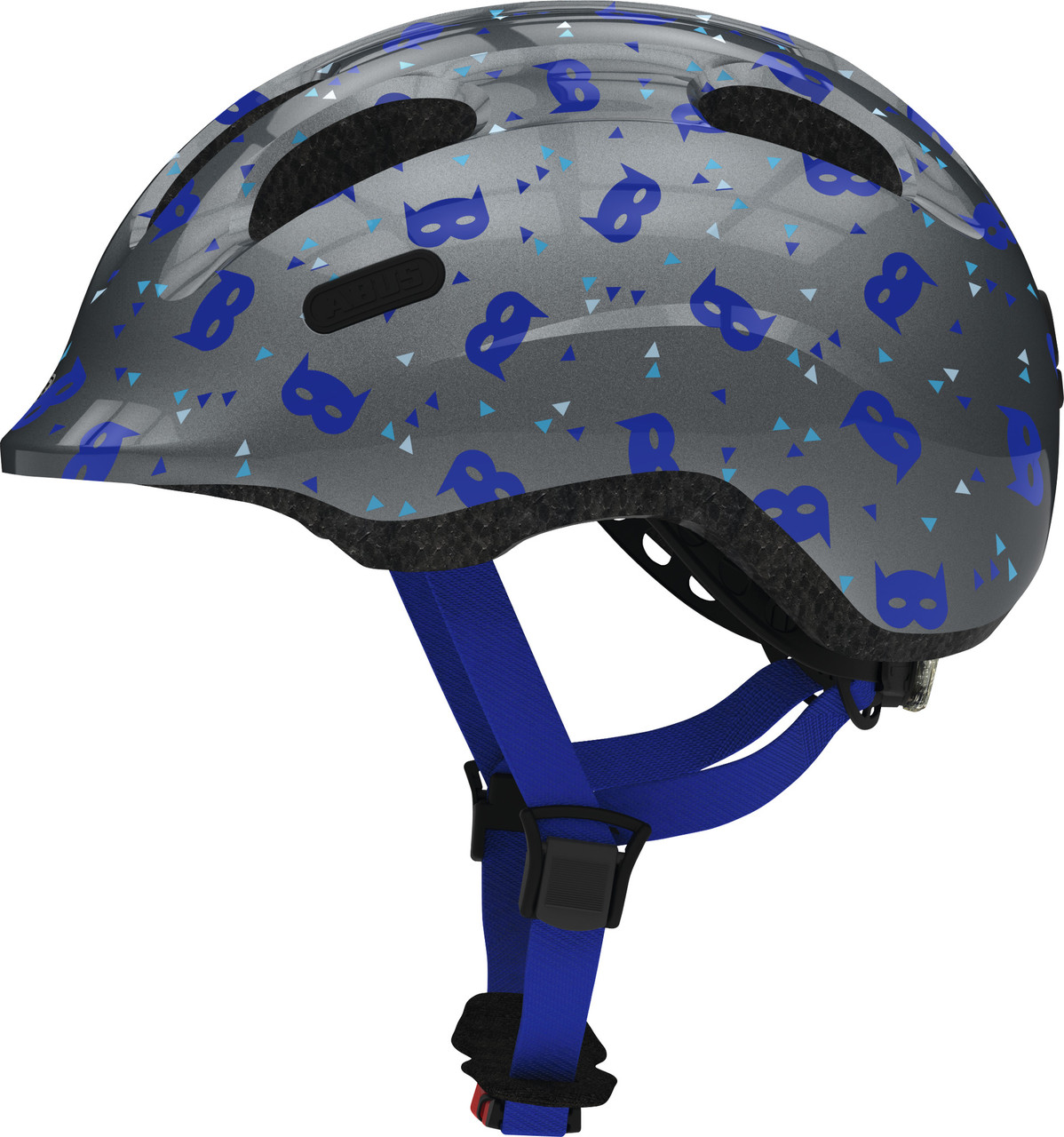 Велошлем детский ABUS SMILEY 2.1 Blue Mask M (50-55 см)